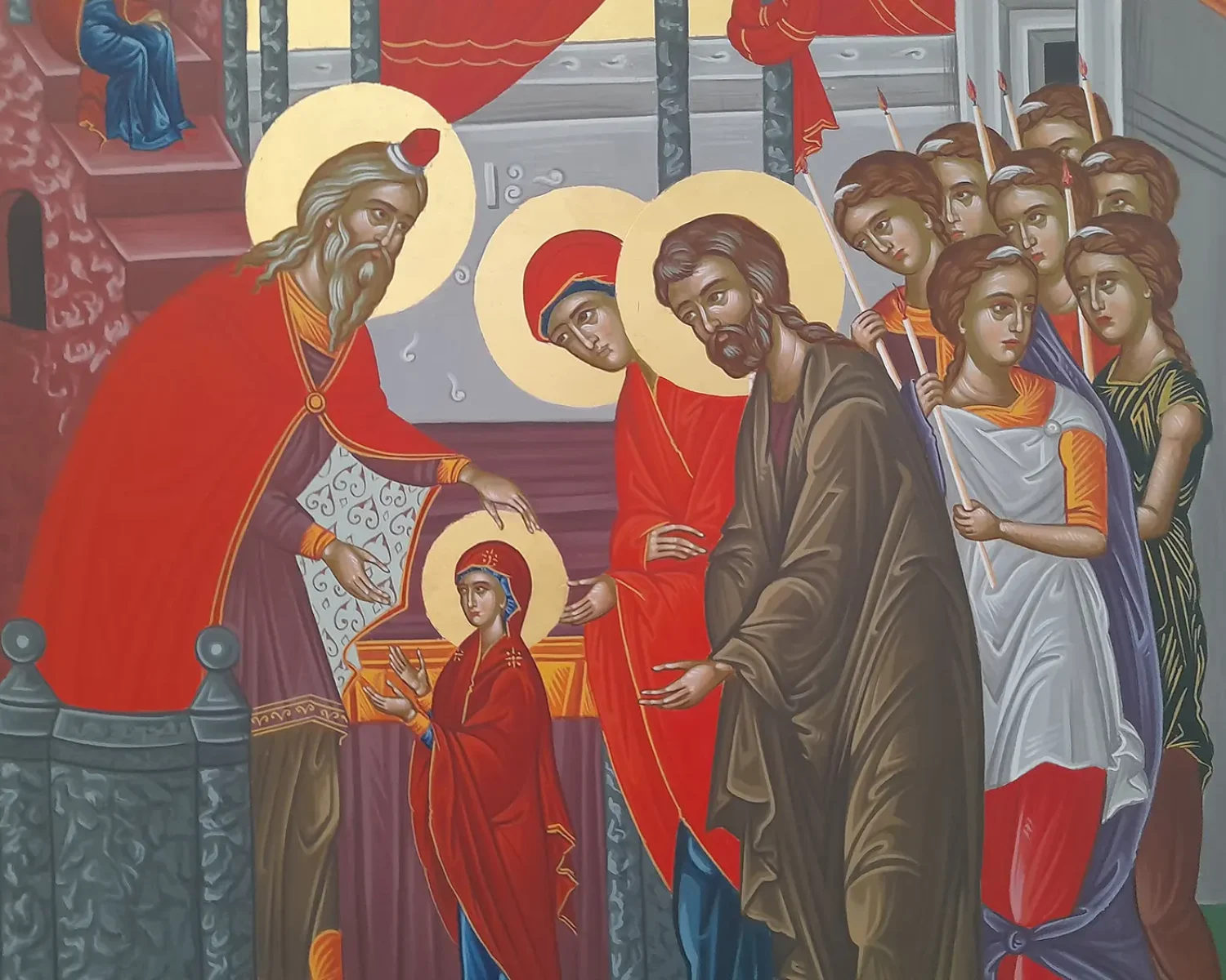 Τα Εισόδια της Θεοτόκου - Λεπτομέρεια